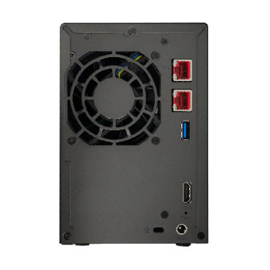 Asustor LOCKERSTOR 2 Gen2 + (AS6702T v2) NAS Bureau Intel® Celeron® N5105 4 Go DDR4 0 To ADM Noir