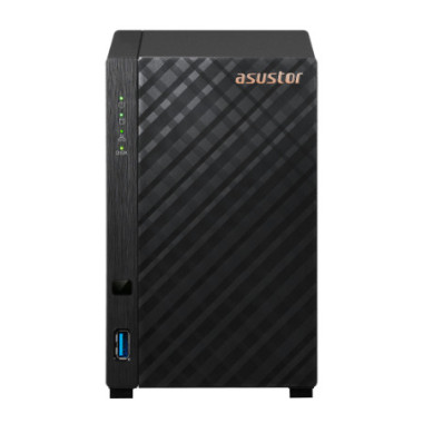 Asustor AS1202T serveur de stockage NAS Tower Realtek 1 Go DDR4 0 To ADM Noir