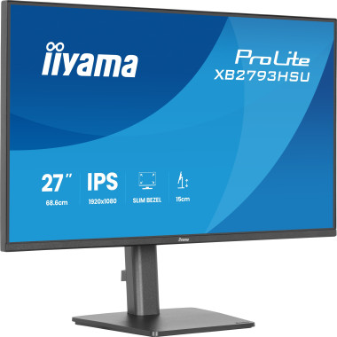 iiyama ProLite XB2793HSU-B1 écran plat de PC 68,6 cm (27") 1920 x 1080 pixels Full HD LED Noir