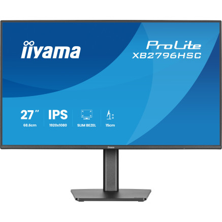 iiyama ProLite XB2796HSC-B1 écran plat de PC 68,6 cm (27") 1920 x 1080 pixels Full HD LED Noir