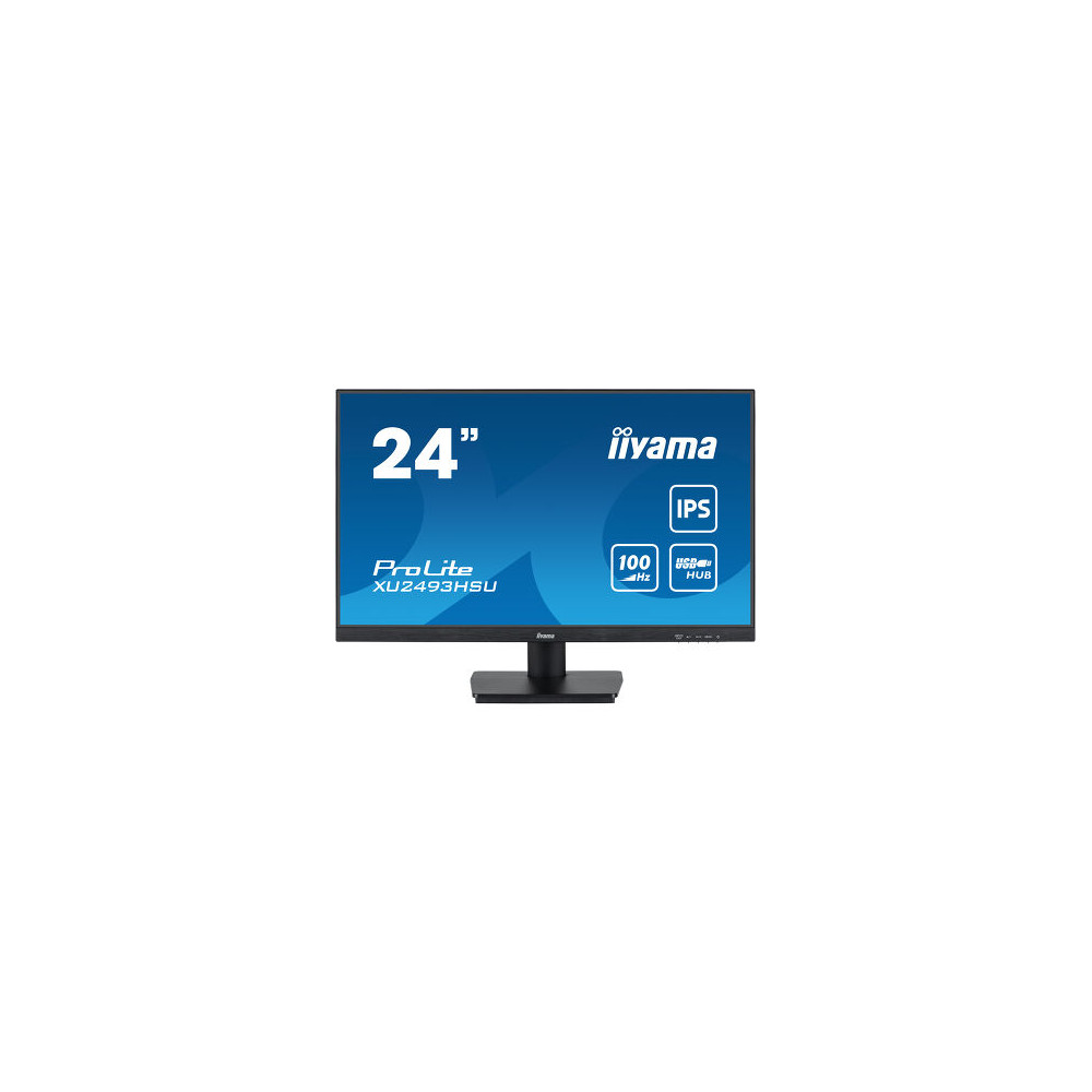 IIYAMA XU2493HSU-B7 - 23,8p IPS FHD 1ms 300cd/m? HDMI/DP 2xUSB 2x2W Noir | ECP Grossiste informatique