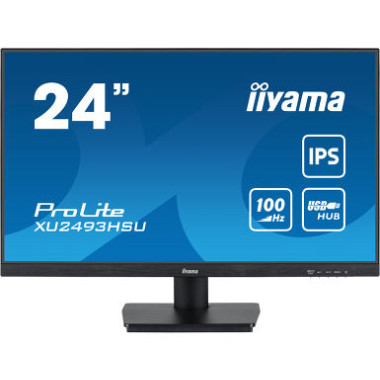 IIYAMA XU2493HSU-B7 - 23,8p IPS FHD 1ms 300cd/m? HDMI/DP 2xUSB 2x2W Noir | ECP Grossiste informatique