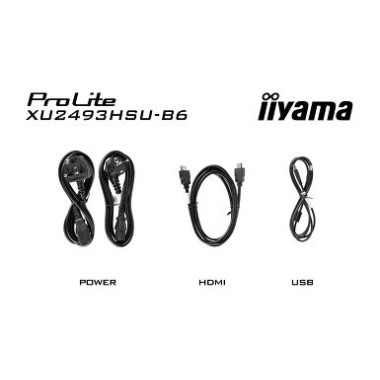 IIYAMA XU2493HSU-B7 - 23,8p IPS FHD 1ms 300cd/m? HDMI/DP 2xUSB 2x2W Noir | ECP Grossiste informatique