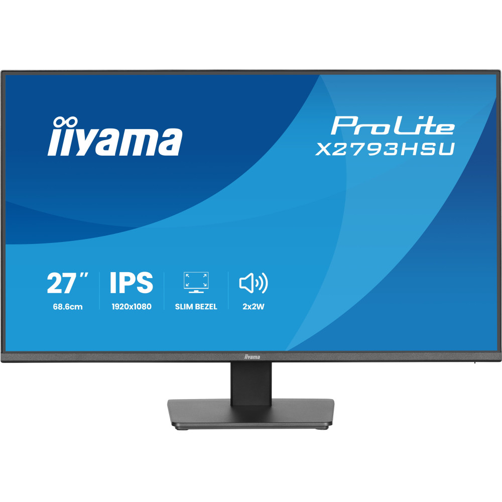 iiyama ProLite X2793HSU-B1 écran plat de PC 68,6 cm (27") 1920 x 1080 pixels Full HD LED Noir