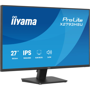 iiyama ProLite X2793HSU-B1 écran plat de PC 68,6 cm (27") 1920 x 1080 pixels Full HD LED Noir