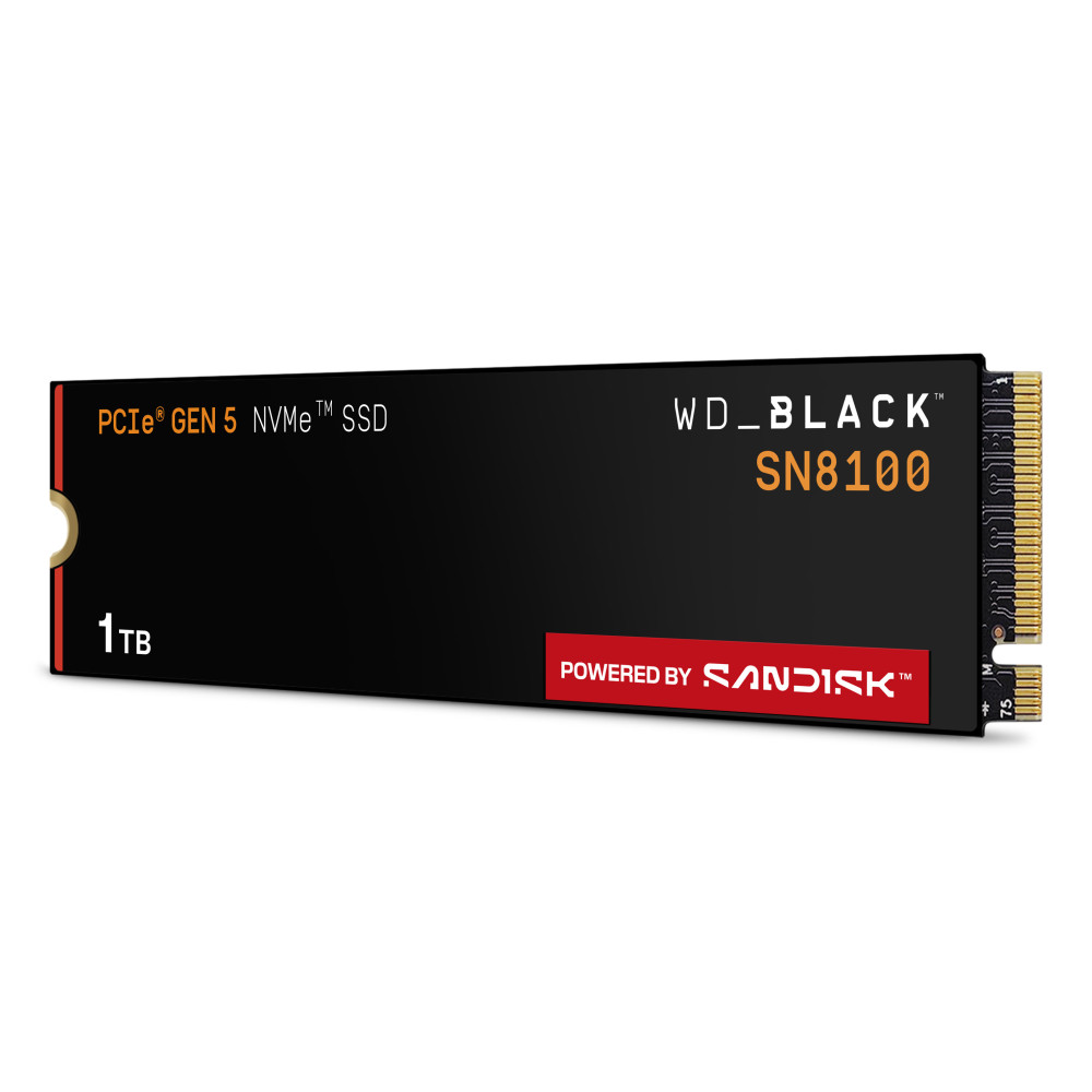 SanDisk Black WD_BLACK SN8100 NVMe 1 To M.2 PCI Express 5.0 TLC 3D NAND