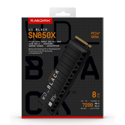 SanDisk WD_BLACK SN850X NVMe