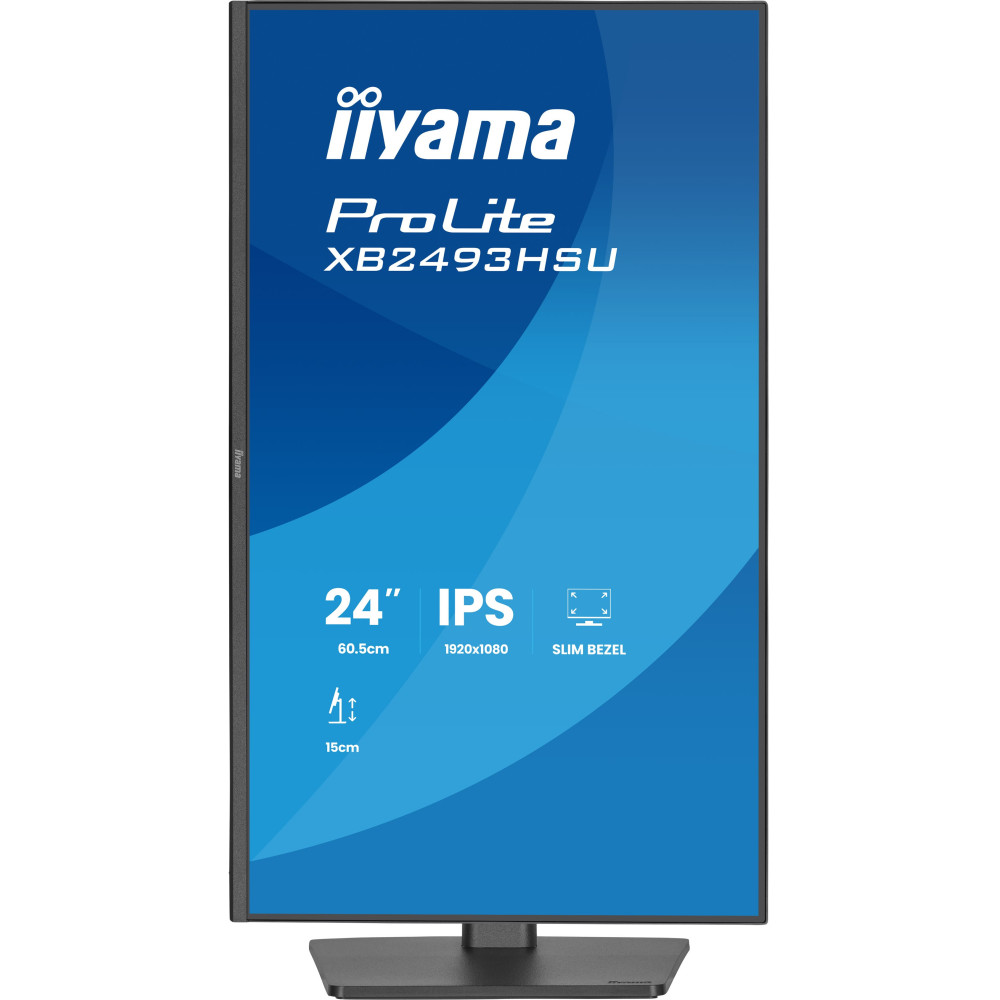 iiyama ProLite XB2493HSU-B1 écran plat de PC 60,5 cm (23.8") 1920 x 1080 pixels Full HD LED Noir