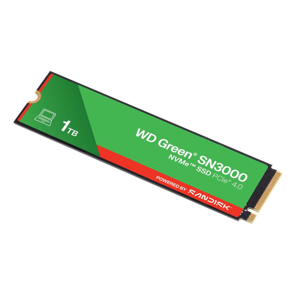 SanDisk Green WD SN3000 NVMe 1 To M.2 PCI Express 4.0 QLC 3D NAND