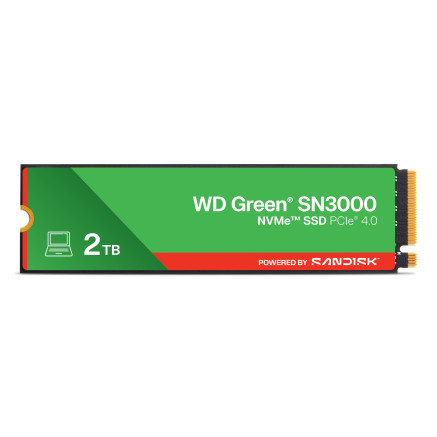 SanDisk Green WD SN3000 NVMe 2 To M.2 PCI Express 4.0