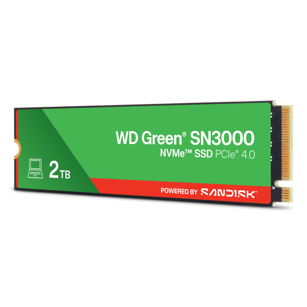 SanDisk Green WD SN3000 NVMe 2 To M.2 PCI Express 4.0