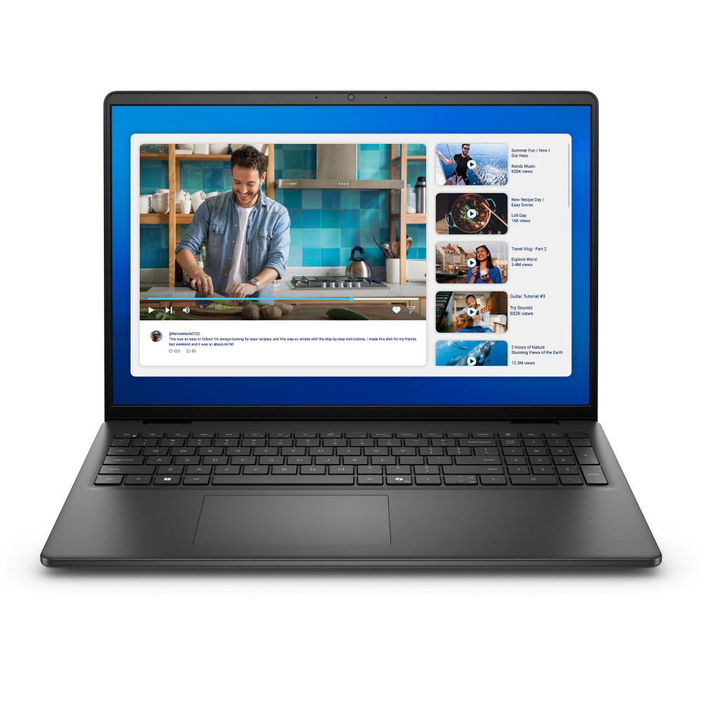 DELL DC16250 Intel Core 5 120U Ordinateur portable 40,6 cm (16") Full HD+ 8 Go DDR5-SDRAM 512 Go SSD Wi-Fi 6 (802.11ax) Windows