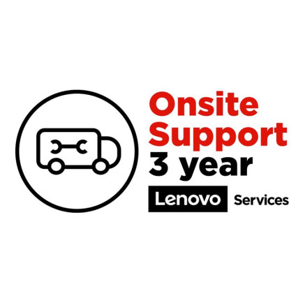 Lenovo Onsite Upgrade - Contrat de maintenance prolongé - 3 années sur site | ECP Grossiste informatique