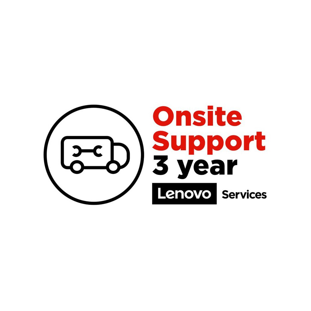 Lenovo Onsite Upgrade - Contrat de maintenance prolongé - 3 années sur site | ECP Grossiste informatique