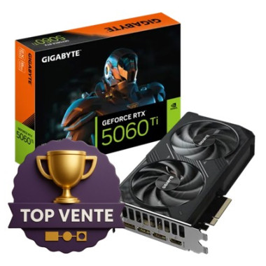 GIGABYTE RTX 5060 Ti WINDFORCE OC 8G – NVIDIA RTX GDDR7 PCIe 5.0