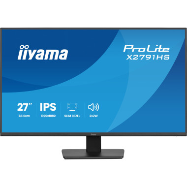iiyama ProLite X2791HS-B1 écran plat de PC 68,6 cm (27") 1920 x 1080 pixels Full HD LED Noir