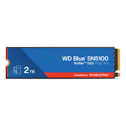 Western Digital WD Blue SN5100 2 To M.2 PCI Express 4.0 NVMe QLC 3D NAND