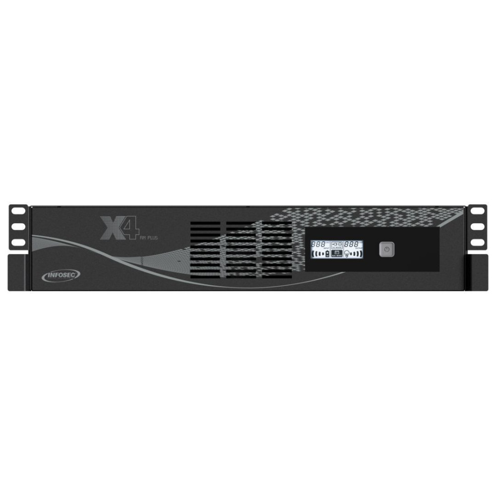 Infosec X4 1000 RM Plus alimentation d'énergie non interruptible Interactivité de ligne 1 kVA 600 W 10 sortie(s) CA