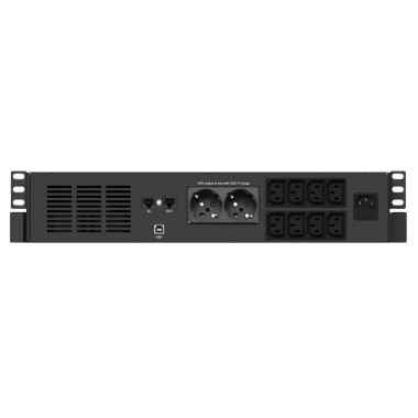 Infosec X4 1000 RM Plus alimentation d'énergie non interruptible Interactivité de ligne 1 kVA 600 W 10 sortie(s) CA