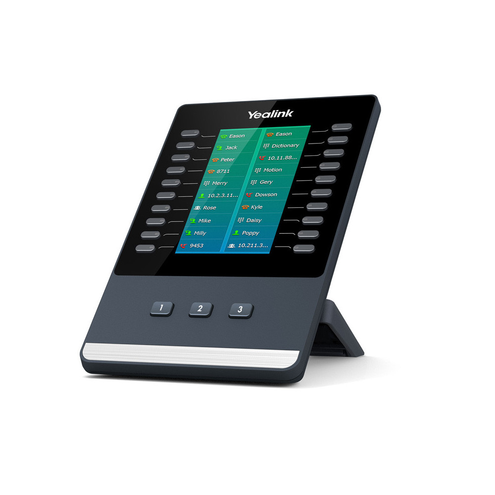 Yealink EXP50 module IP Noir, Gris 23 boutons