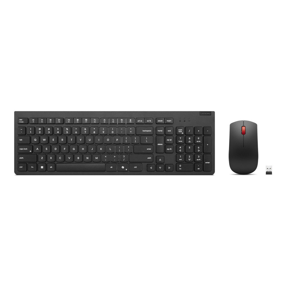 Lenovo 4X31R64464 clavier Souris incluse Bureau RF sans fil Français Noir