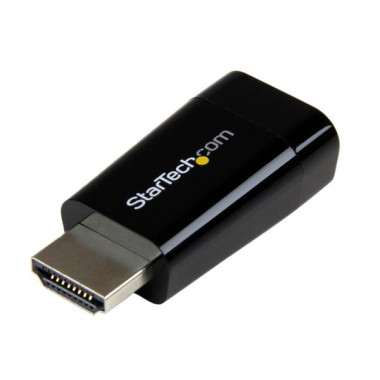 StarTech.com Adaptateur Compact HDMI vers VGA - Idéal pour Chromebook, Ultrabook et PC portable - 1920 x 1280   1080p