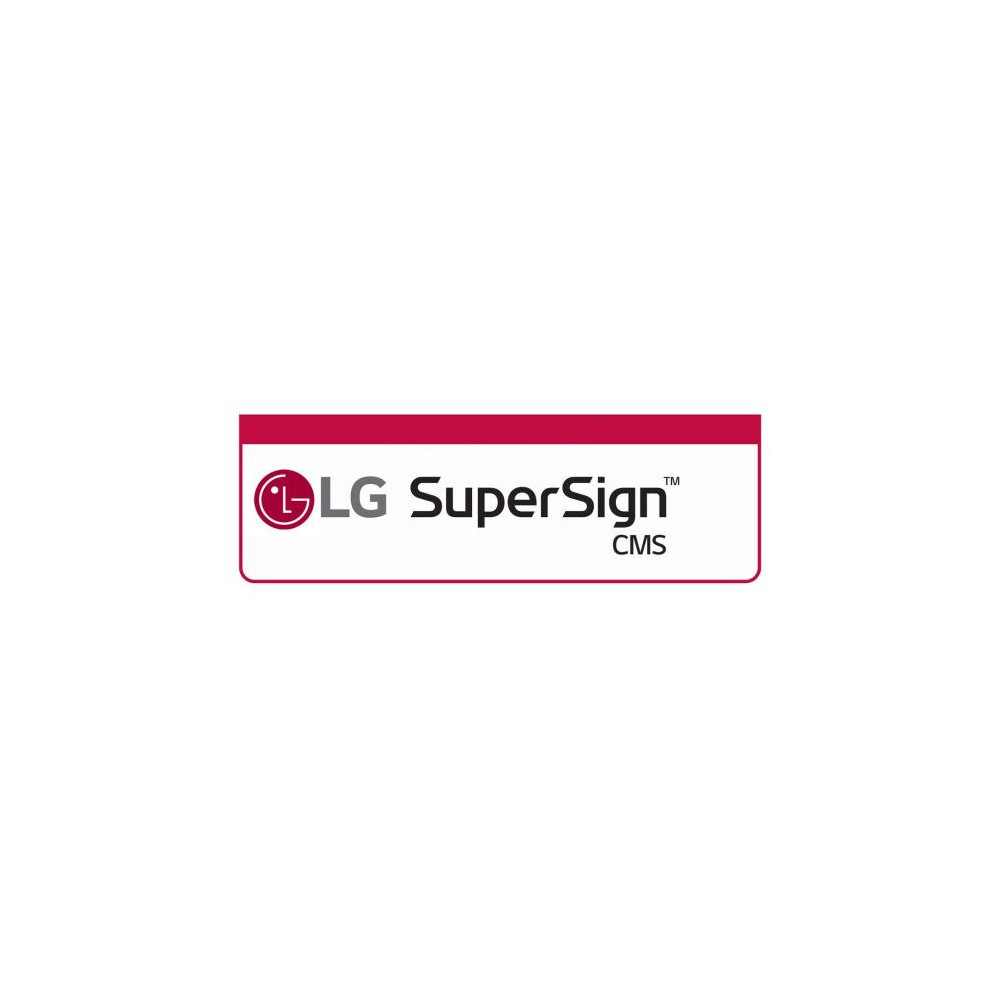 LG SuperSign CMS Licence 7 ans – Logiciel affichage dynamique LG