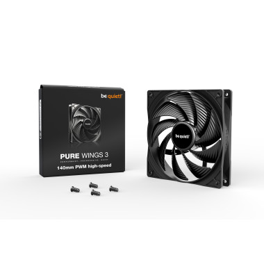 be quiet! Pure Wings 3 140 mm PWM | Ventilateur PC high-speed