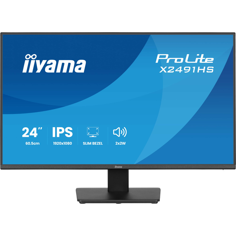 iiyama ProLite X2491HS-B1 écran plat de PC 60,5 cm (23.8") 1920 x 1080 pixels Full HD LCD Noir