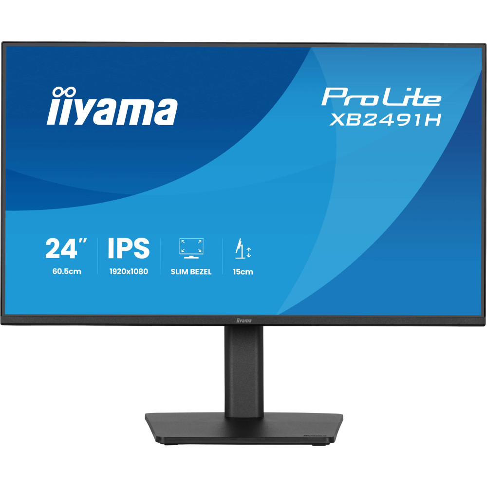 iiyama ProLite XB2491H-B1 écran plat de PC 60,5 cm (23.8") 1920 x 1080 pixels Full HD LCD Noir