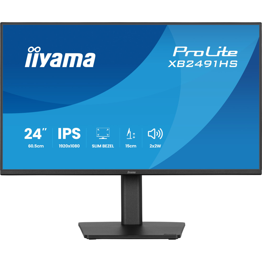 iiyama ProLite XB2491HS-B1 écran plat de PC 60,5 cm (23.8") 1920 x 1080 pixels Full HD LCD Noir