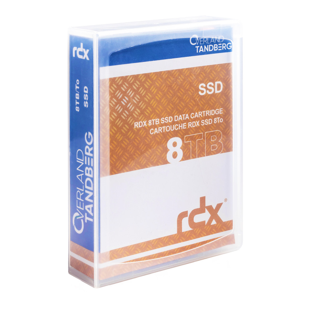 Tandberg Data RDX SSD 8 To (8887‑RDX) – Cartouche de sauvegarde SSD RDX haute capacité