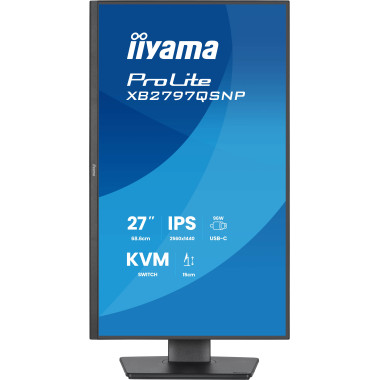 iiyama ProLite XB2797QSNP-B1 écran plat de PC 68,6 cm (27") 2560 x 1440 pixels Quad HD LED Noir