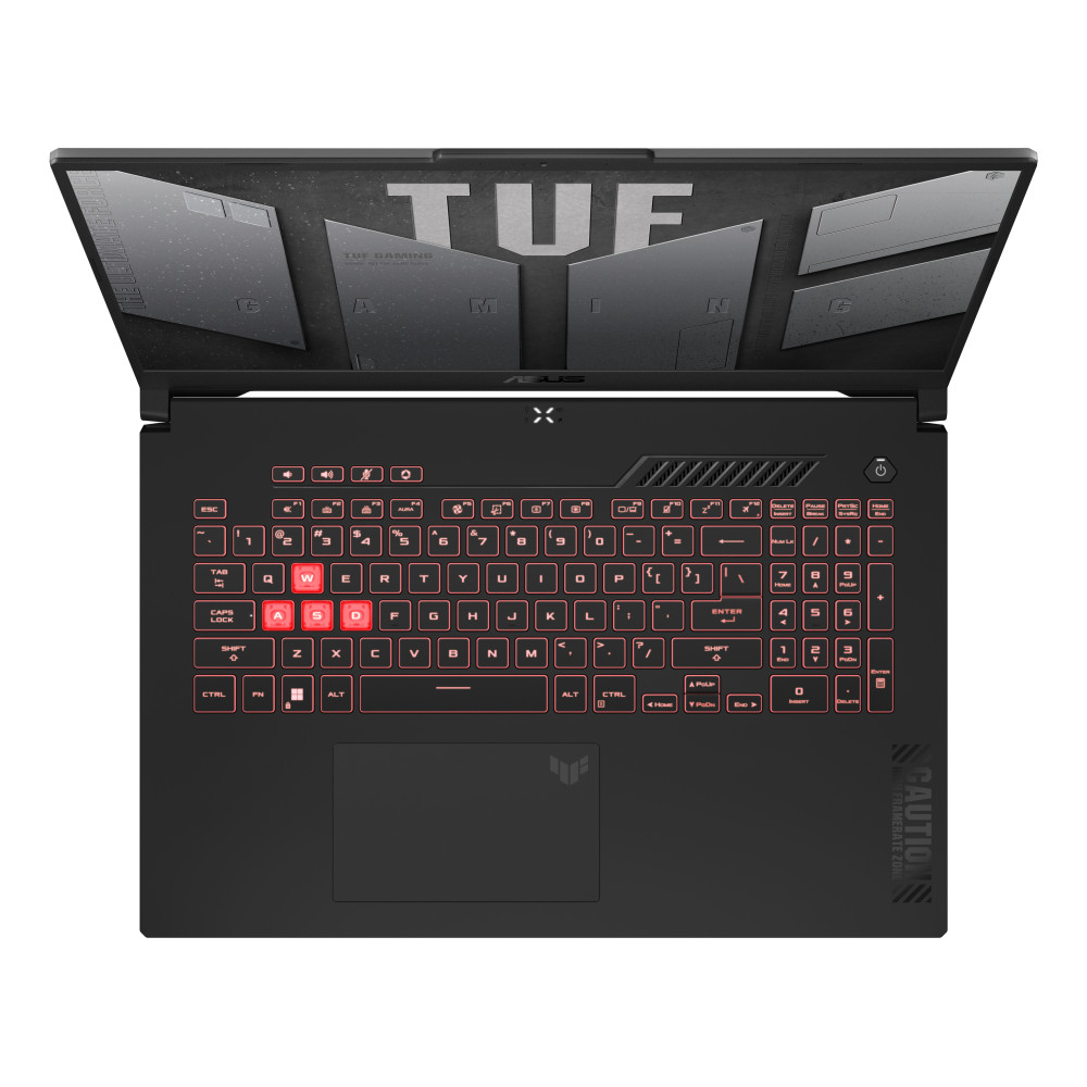 ASUS TUF Gaming A17 TUF707NUQ-DICHX146W AMD Ryzen™ 7 170 Ordinateur portable 43,9 cm (17.3") Full HD 16 Go DDR5-SDRAM 512 Go