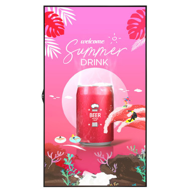 LG 75XS4P-B.AEU Écran d'affichage dynamique Écran plat de signalisation numérique 190,5 cm (75") LED 4000 cd m² UHD+ Noir WebOS