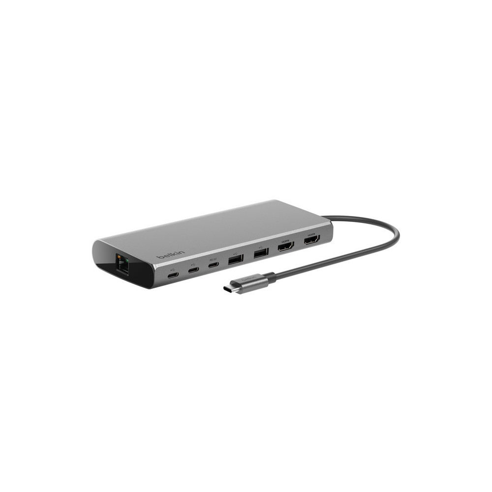 Belkin INC015BTSGY-CZ station d'accueil Avec fil USB 3.2 Gen 1 (3.1 Gen 1) Type-C Aluminium