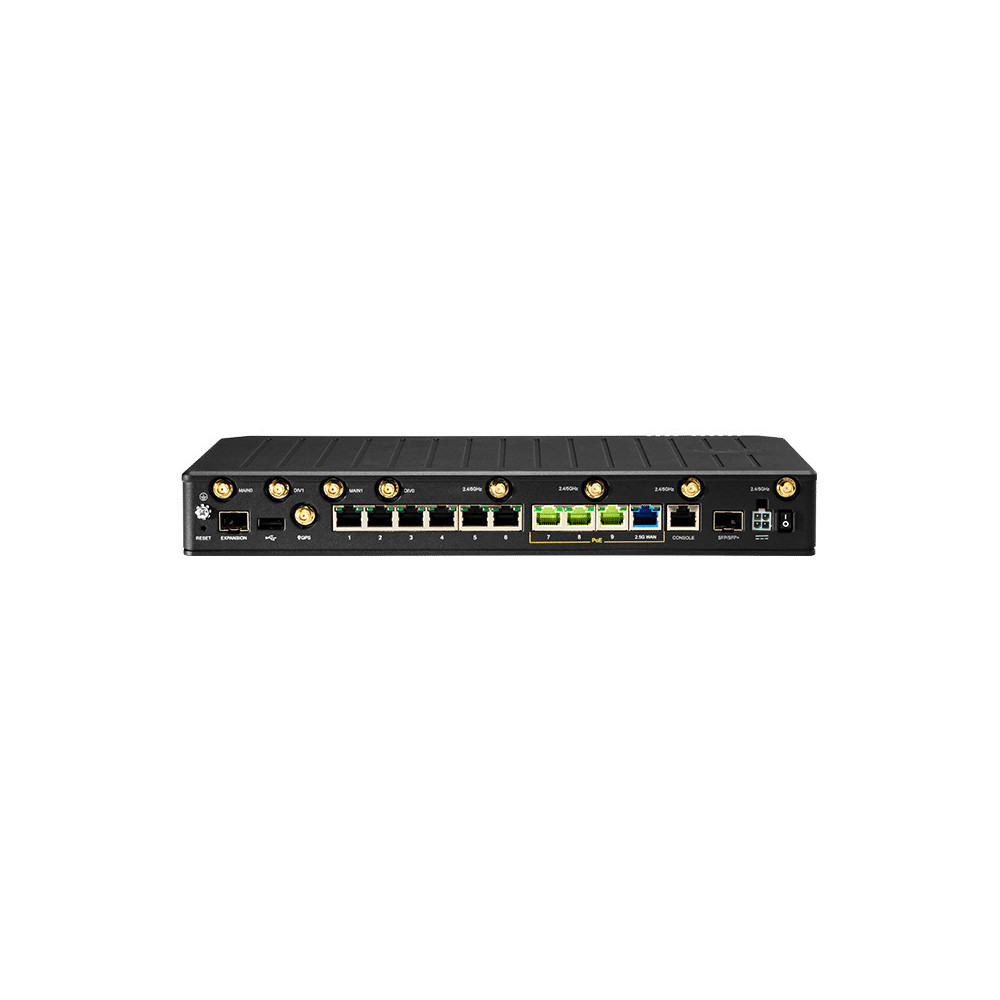 Cradlepoint E300C-18B + NetCloud Enterprise Branch routeur sans fil 10 Gigabit Ethernet Bi-bande (2,4 GHz   5 GHz) 4G Noir