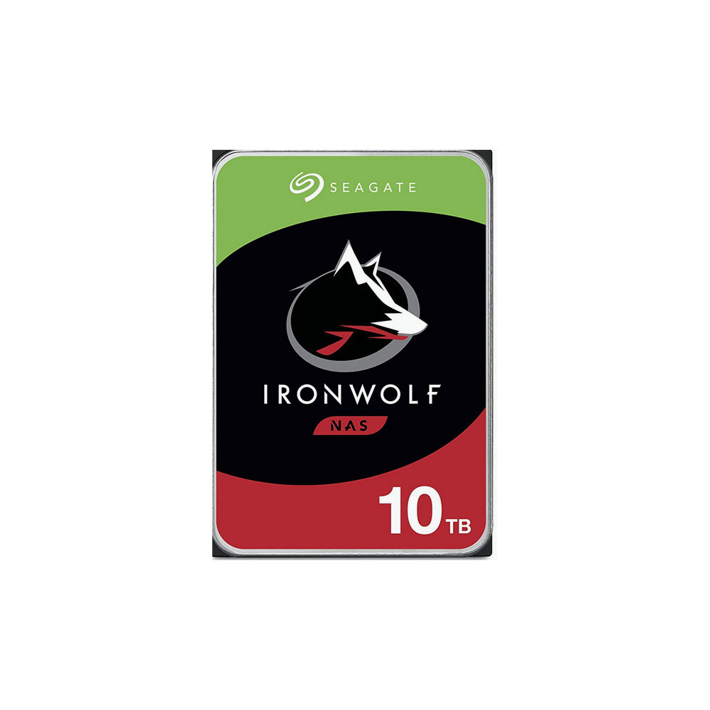 Seagate IronWolf ST10000VN000 disque dur 10 To 7200 tr min 256 Mo 3.5" Série ATA III