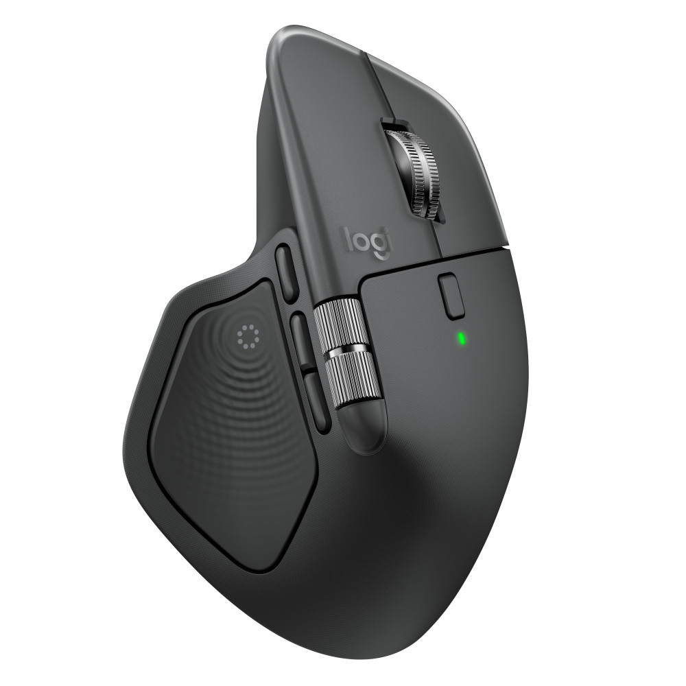 Logitech MX Master 4 souris Bureau Droitier RF sans fil + Bluetooth Laser 8000 DPI