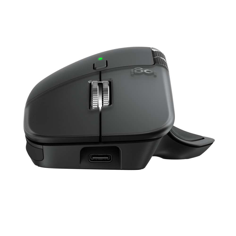 Logitech MX Master 4 souris Bureau Droitier RF sans fil + Bluetooth Laser 8000 DPI
