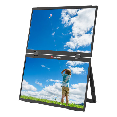 Verbatim Moniteur portable double 15.6″