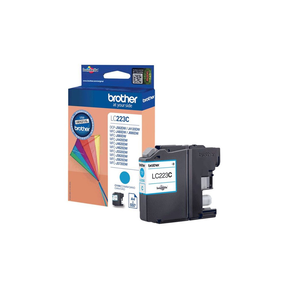 Brother LC223C - Cartouche d'encre Brother originale – Cyan
