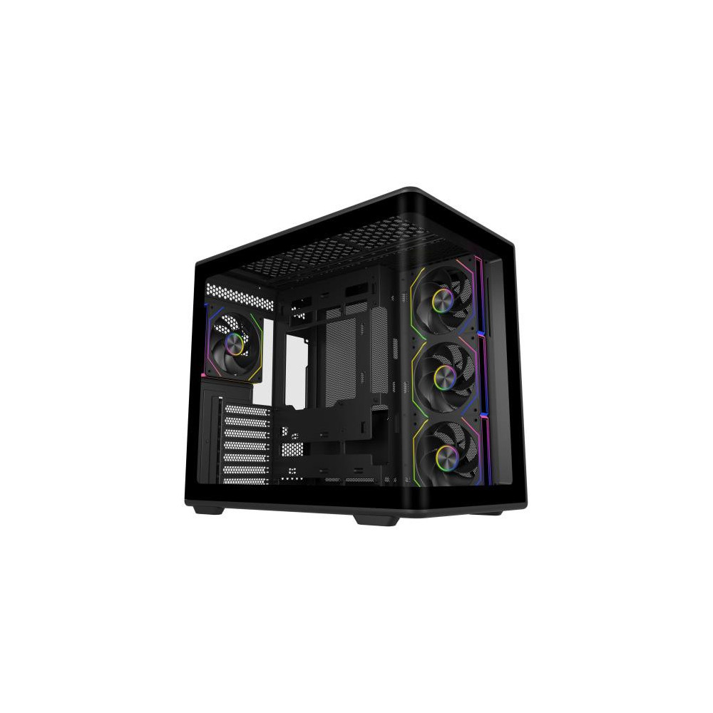 Cooler Master Elite 600 Tower Noir, Transparent