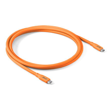 CLUB3D Kabel   Adapter câble USB USB4 Gen 2x2 2 m USB C Orange