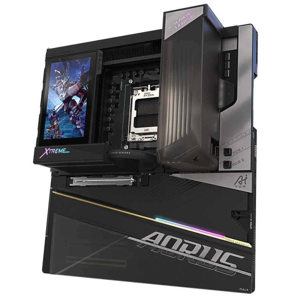 GIGABYTE X870E AORUS XTREME X3D AI TOP Carte Mère - Prend en charge les processeurs AMD Ryzen série 9000, VRM 24+2+2 phases,