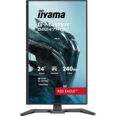 iiyama G-MASTER GB2471HSU-B1 écran plat de PC 60,5 cm (23.8") 1920 x 1080 pixels Full HD Noir
