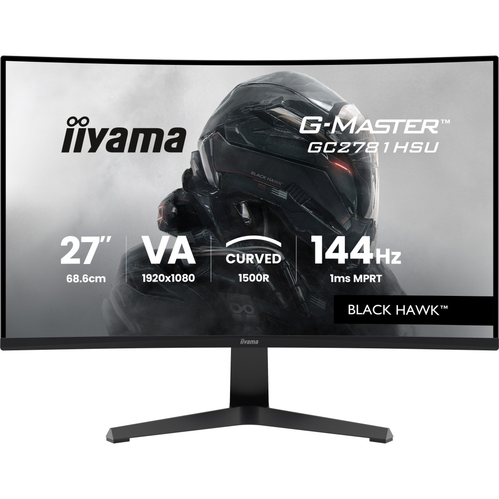 iiyama G-MASTER GC2781HSU-B1 27" 144H écran plat de PC 68,6 cm (27") 1920 x 1080 pixels Noir