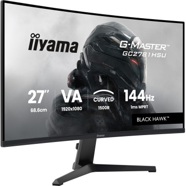 iiyama G-MASTER GC2781HSU-B1 27" 144H écran plat de PC 68,6 cm (27") 1920 x 1080 pixels Noir