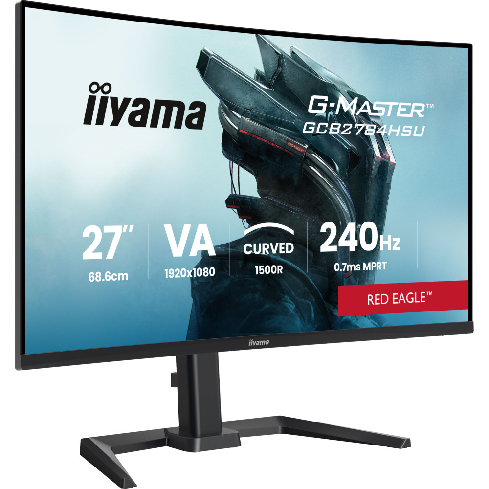 iiyama G-MASTER GCB2784HSU-B1 27" 240Hz écran plat de PC 68,6 cm (27") 1920 x 1080 pixels Noir
