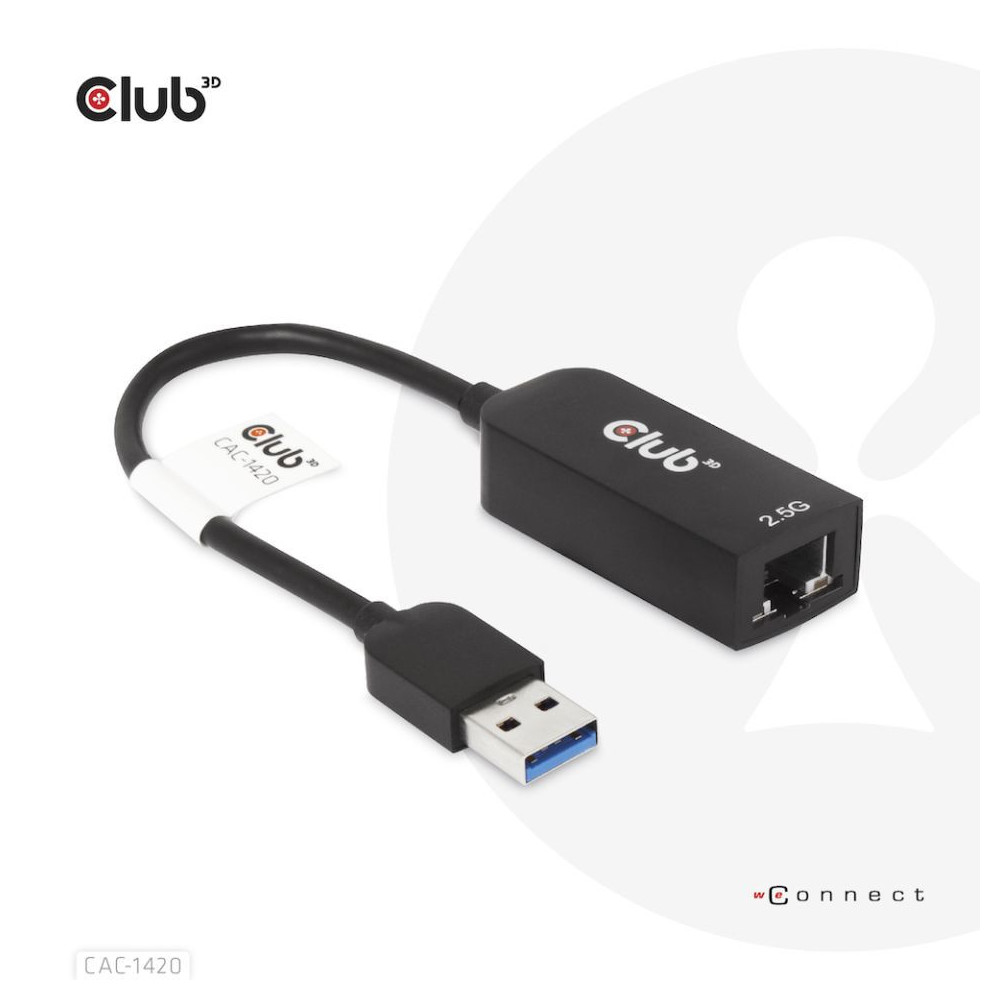 CLUB3D CAC-1420 carte réseau Ethernet 2500 Mbit s